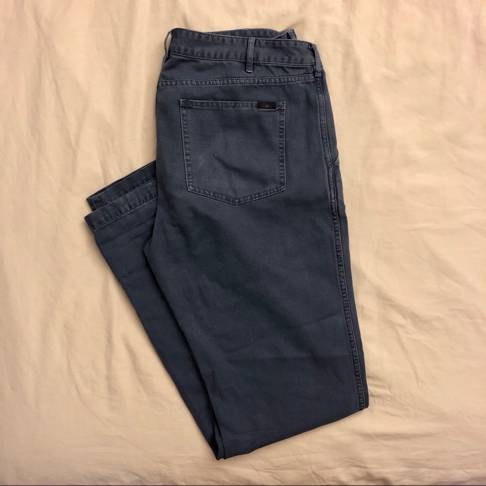 Faherty Men’s Canvas Pants, Size 35, Straight Fit